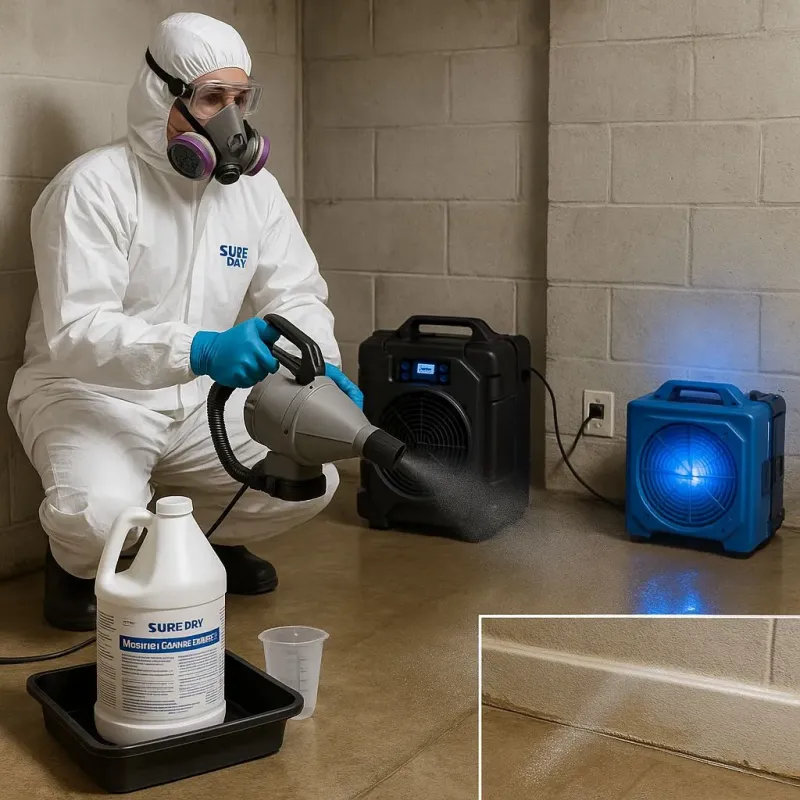 Sanitization and Odor Removal process in Sun City, CA
