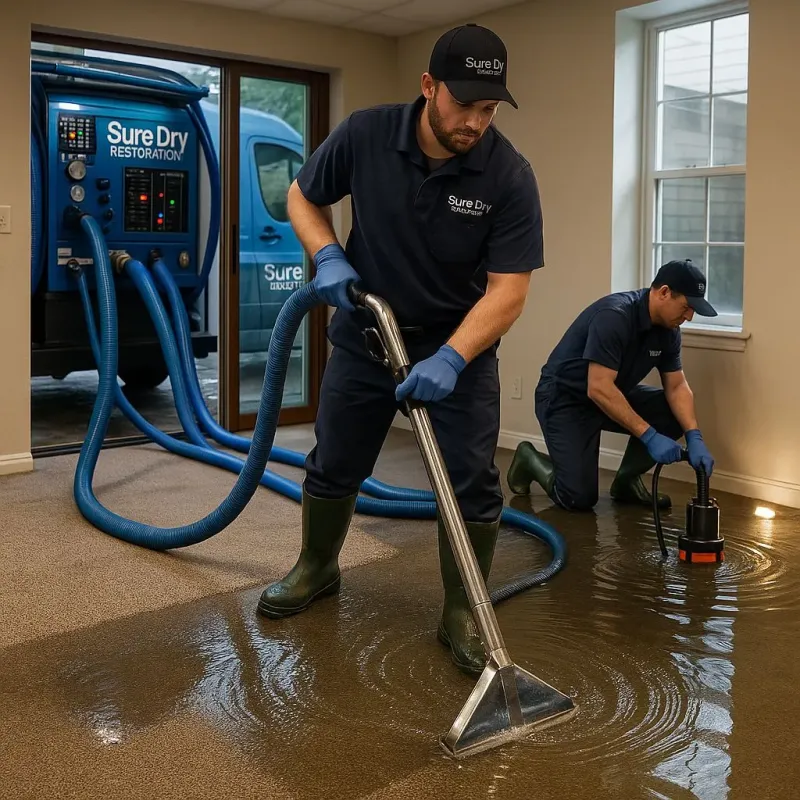 Water Extraction and Removal process in Sun City, CA